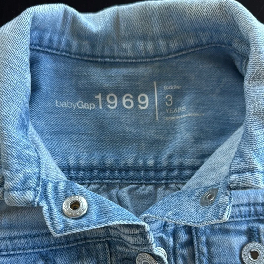GAP Light Blue Denim Vest
